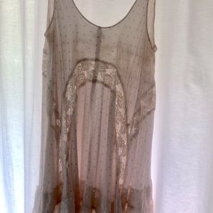 COPY - Baby pink free people lace slip dress